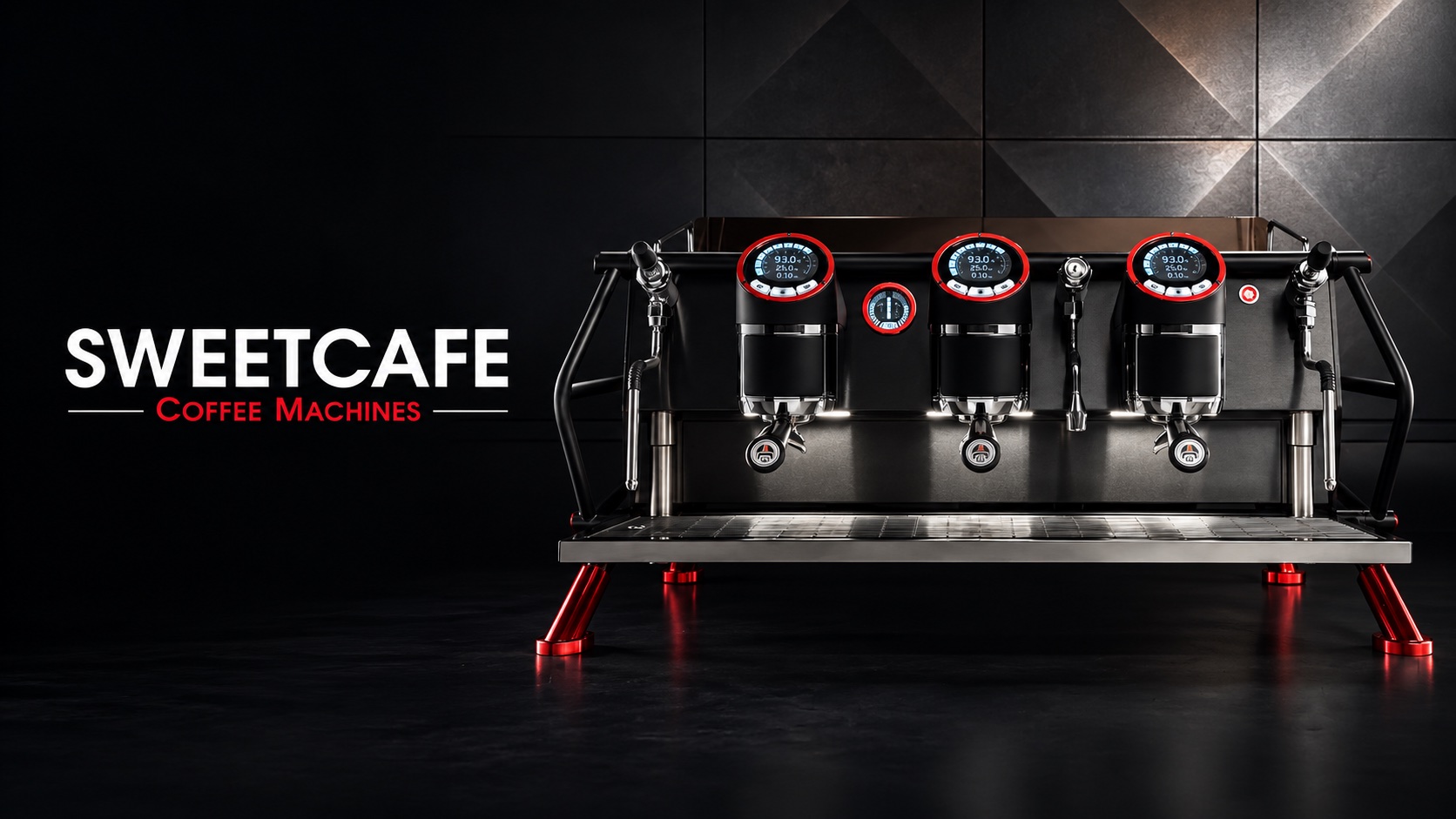 SWEETCAFE — hochwertige Siebträger-Espressomaschine