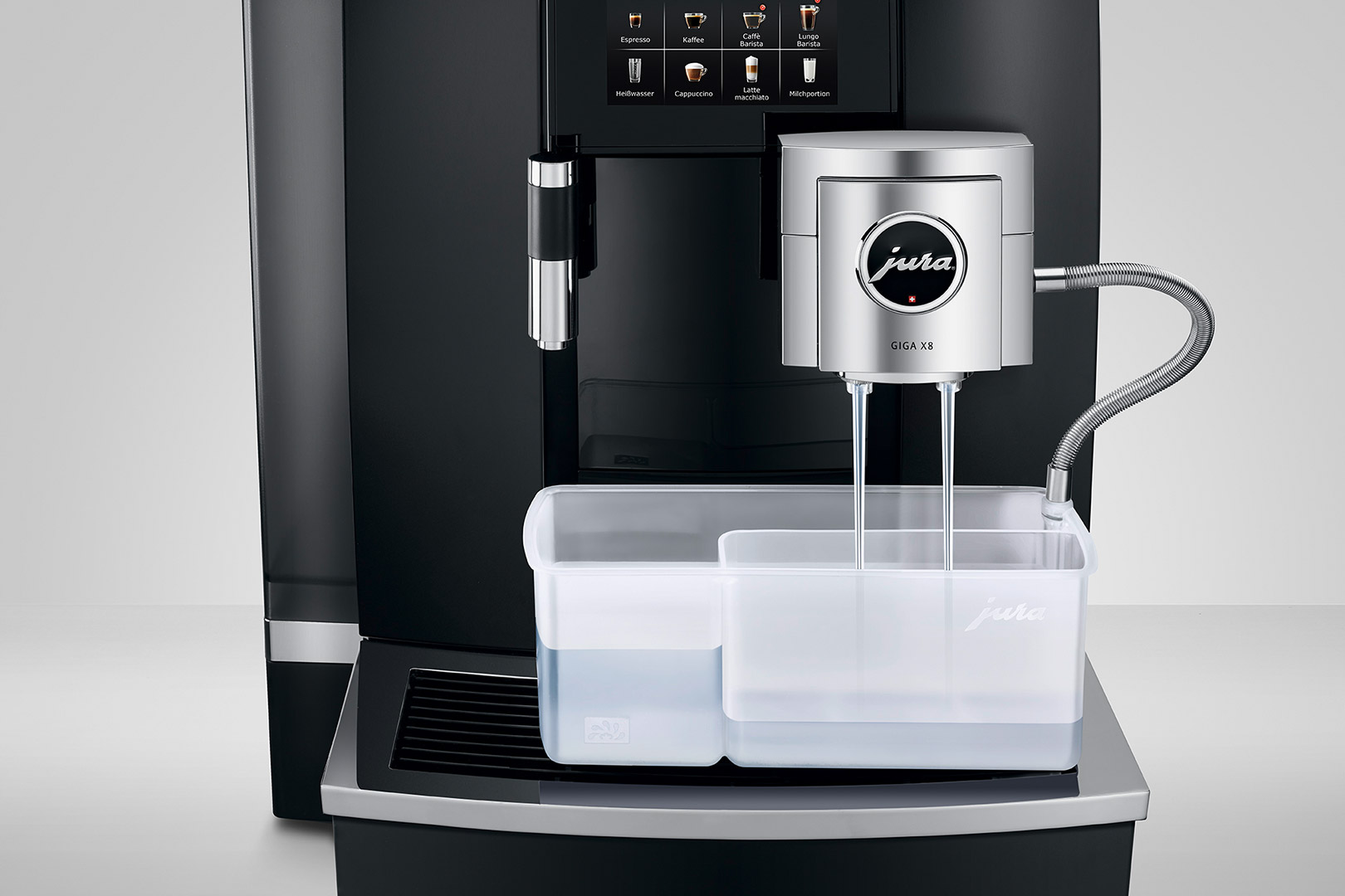JURA GIGA X8 Aluminium Schwarz Kaffeevollautomat