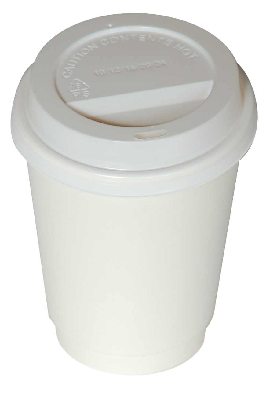 To Go Cup Papier 1000 Stk weiss & Deckel 300ml