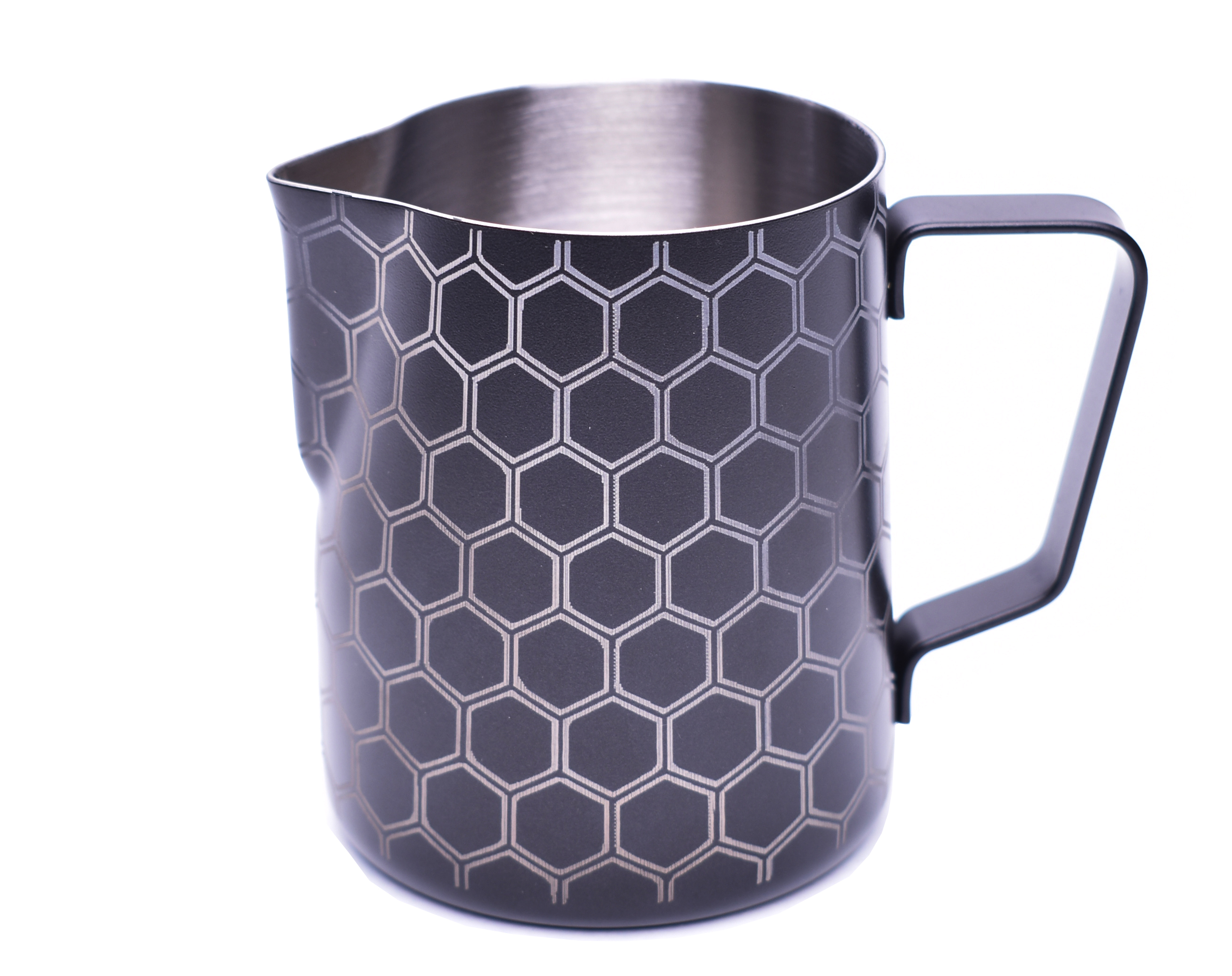 JOEFREX Milchkännchen mit Pulverbeschichtung HONEYCOMB