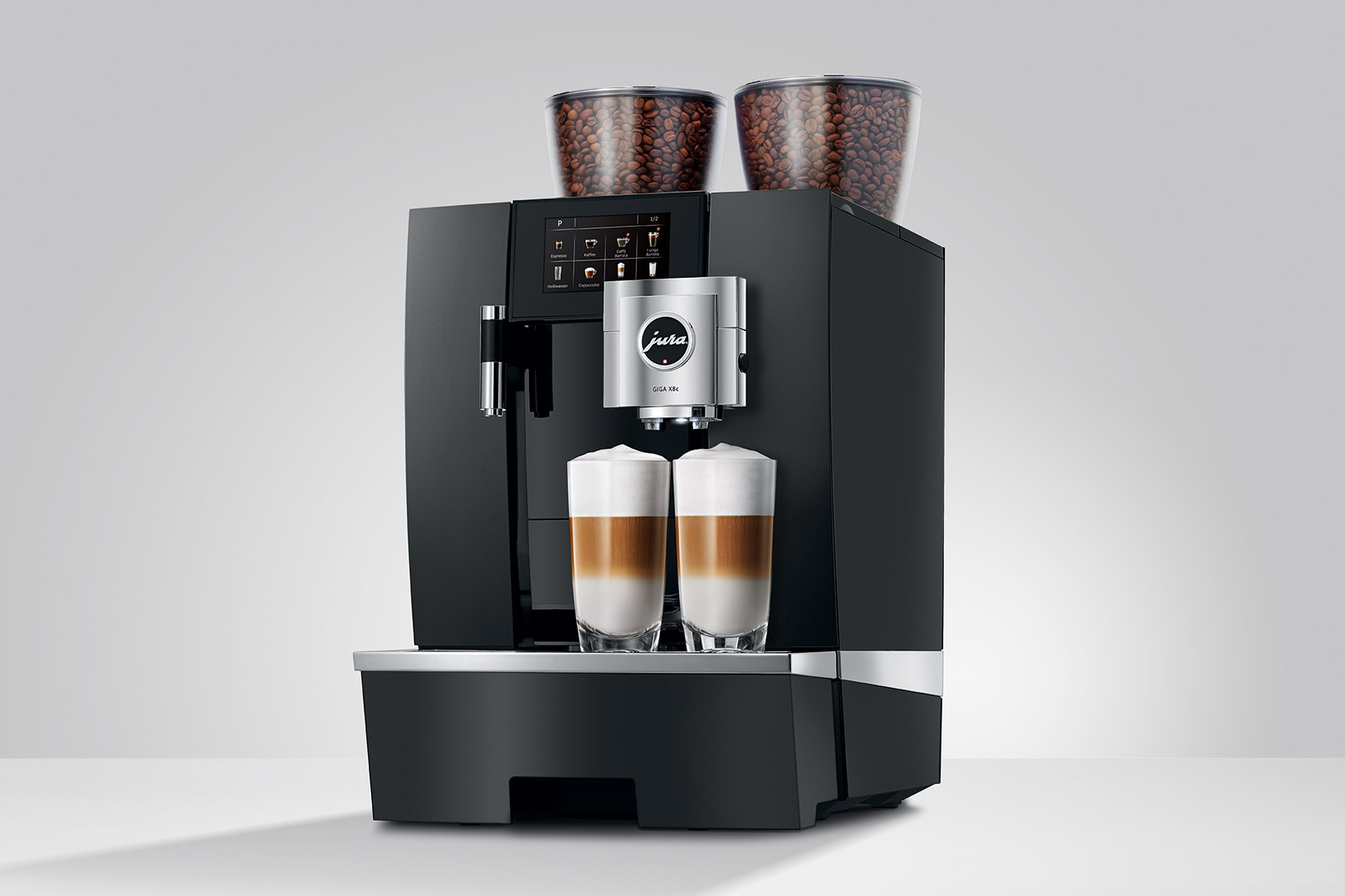 JURA GIGA X8c Aluminium Schwarz Kaffeevollautomat