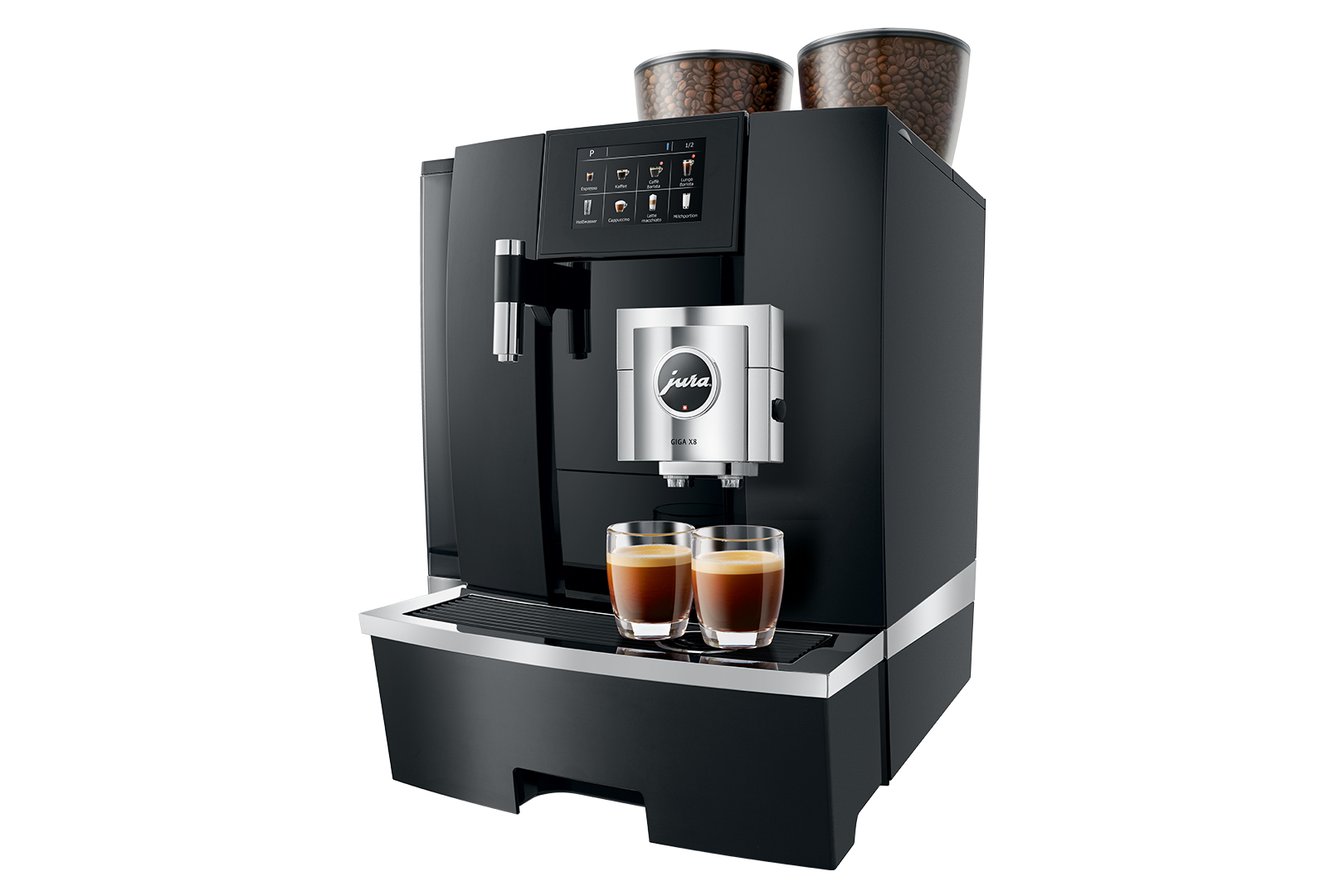 JURA GIGA X8 Aluminium Schwarz Kaffeevollautomat