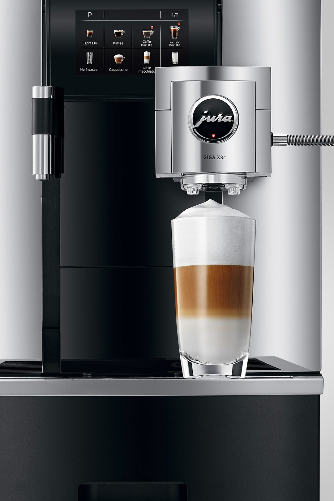JURA GIGA X8c Aluminium Chrom Kaffeevollautomat