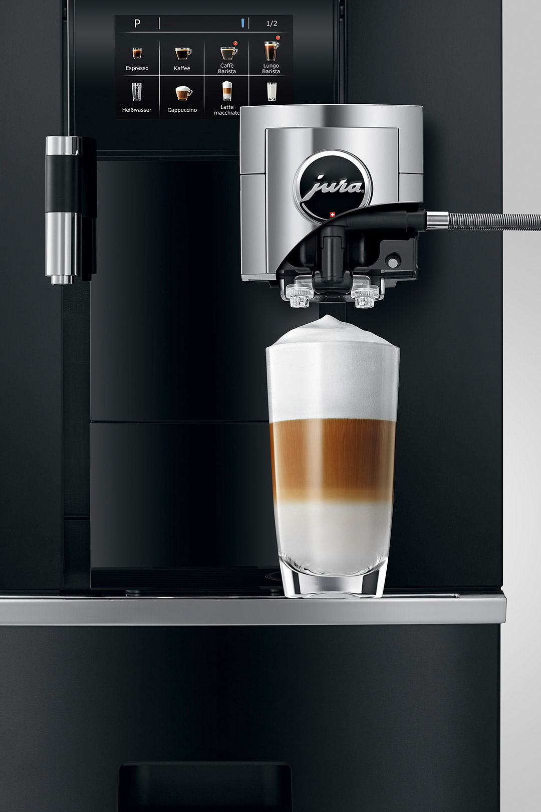 JURA GIGA X8 Aluminium Schwarz Kaffeevollautomat