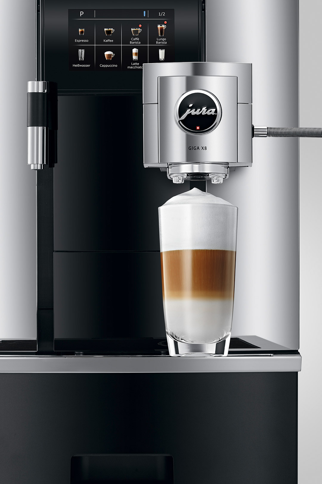 JURA GIGA X8 Aluminium Chrom Kaffeevollautomat