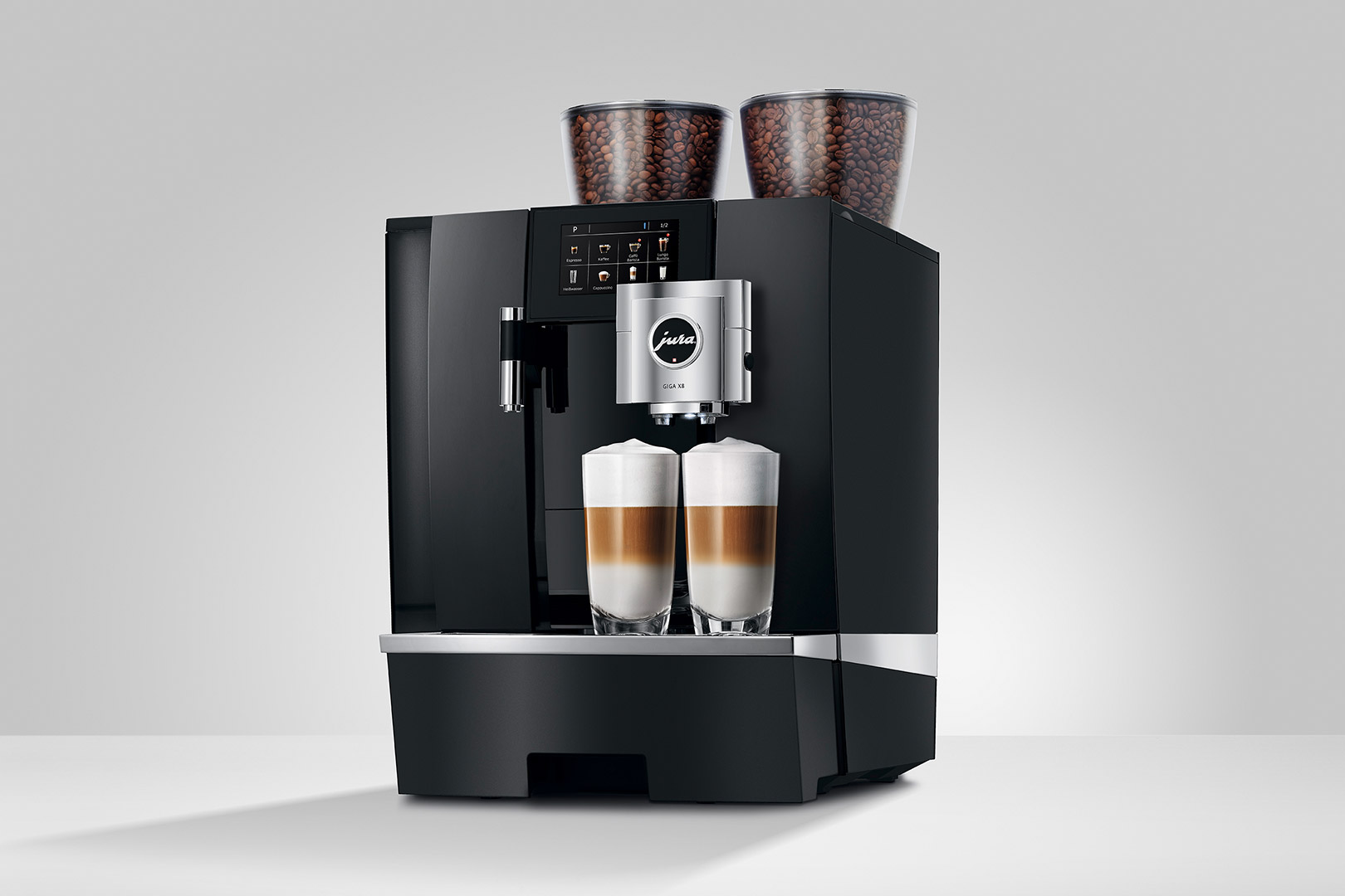 JURA GIGA X8 Aluminium Schwarz Kaffeevollautomat