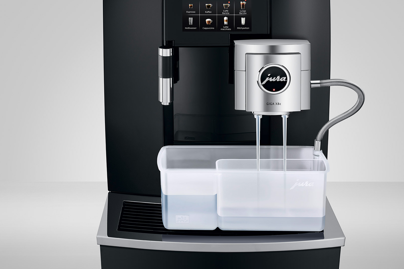 JURA GIGA X8c Aluminium Schwarz Kaffeevollautomat