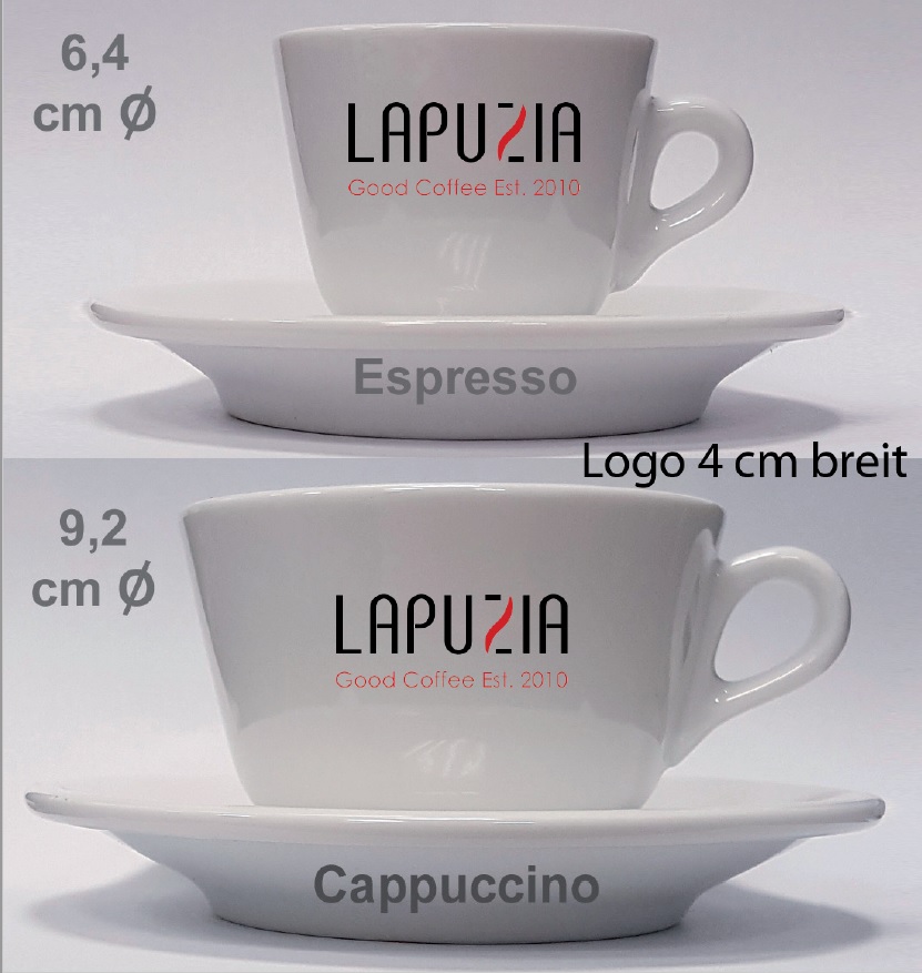 Cappuccino Tassen 6er set