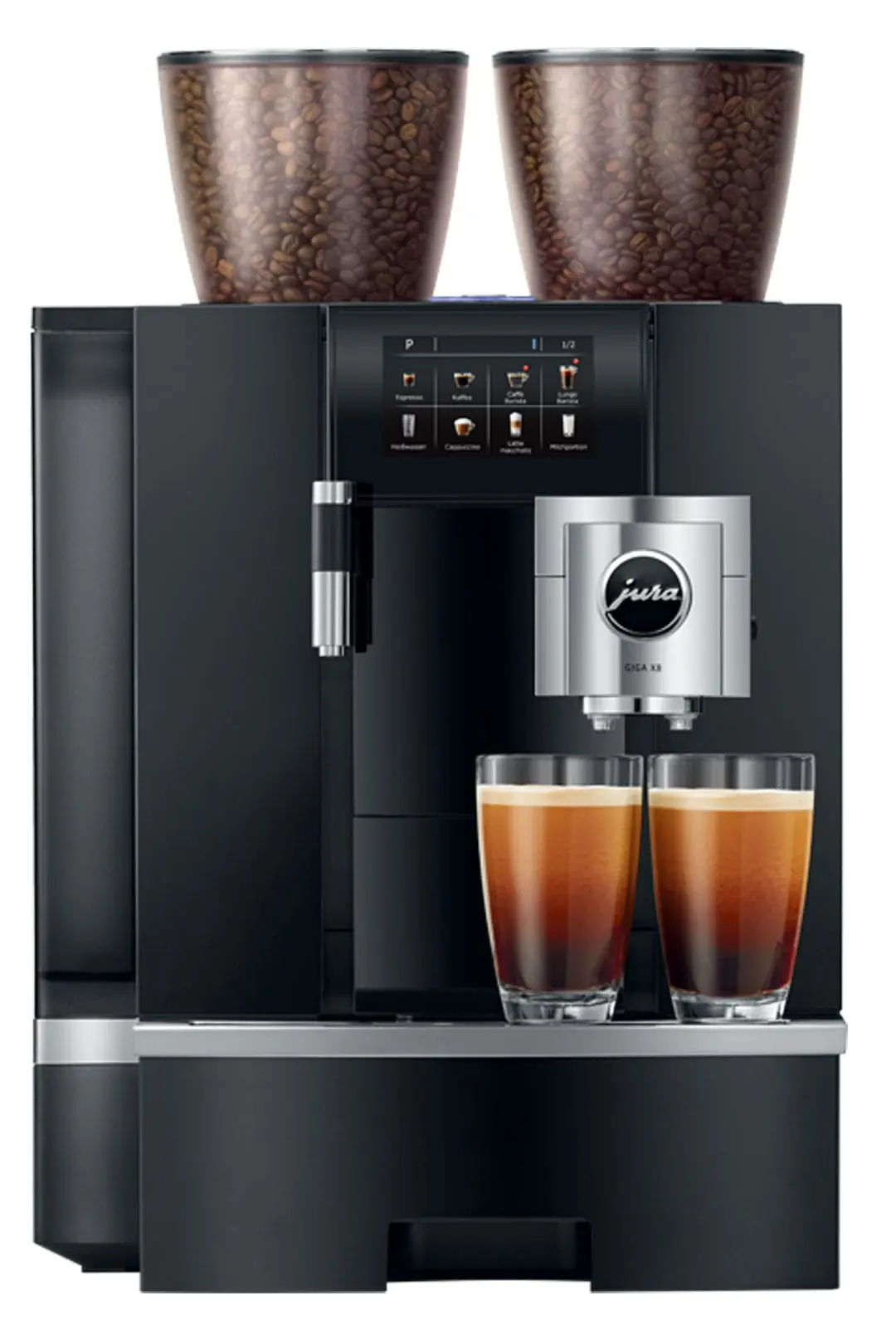 JURA GIGA X8 Aluminium Black (EB) – Professioneller Kaffeevollautomat