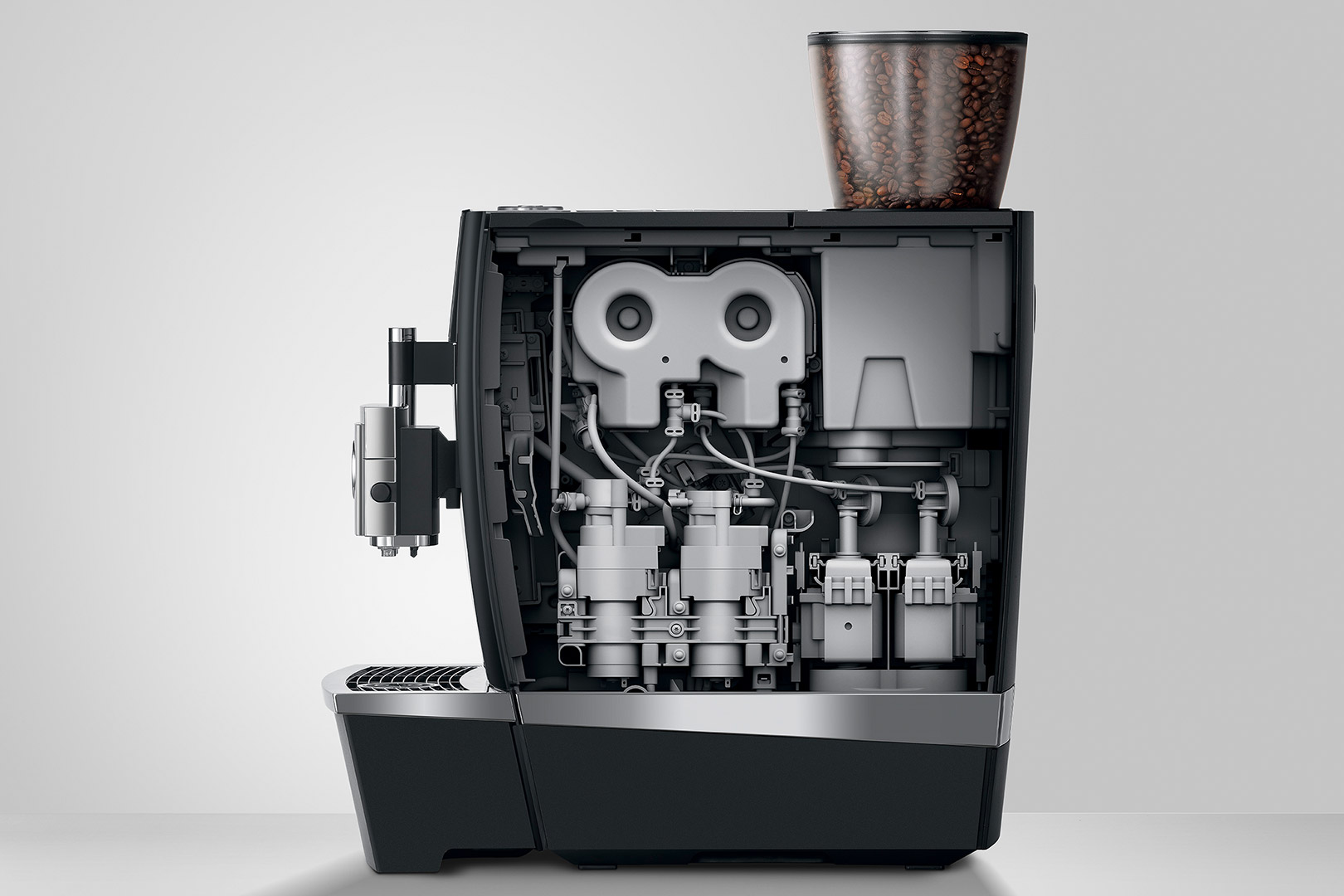 JURA GIGA X8c Aluminium Schwarz Kaffeevollautomat