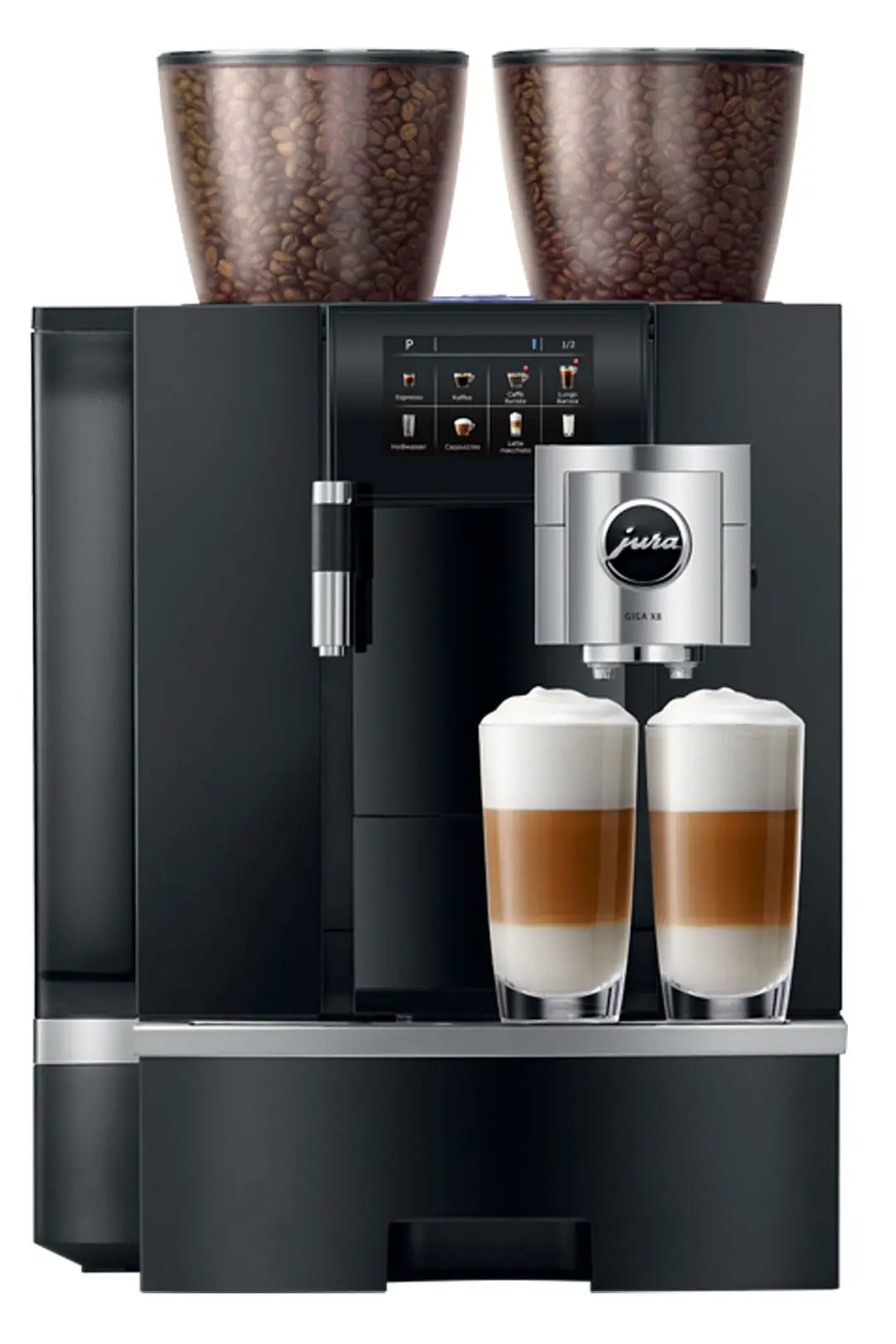 JURA GIGA X8 Aluminium Black (EB) – Professioneller Kaffeevollautomat