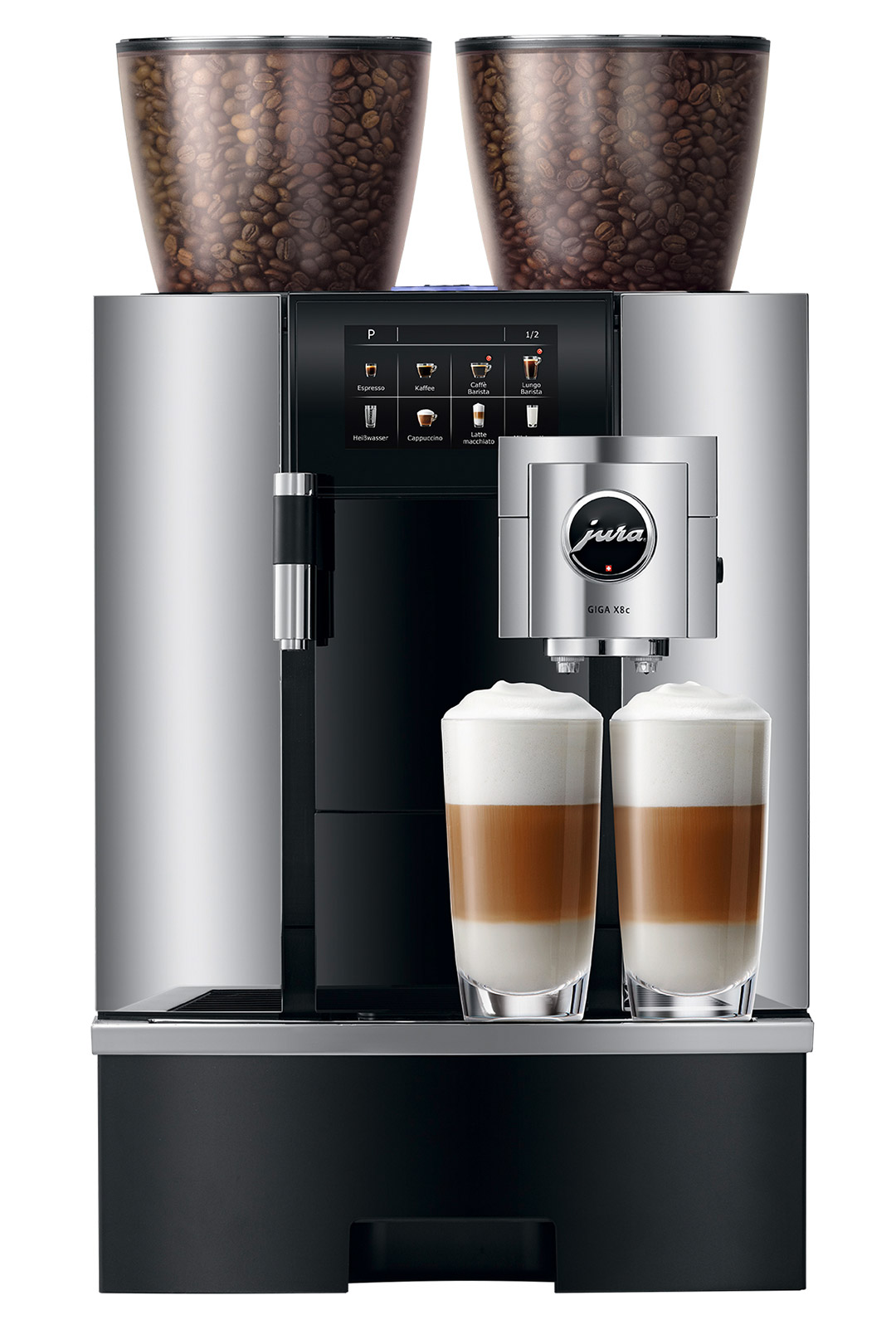 JURA GIGA X8c Aluminium Chrom Kaffeevollautomat