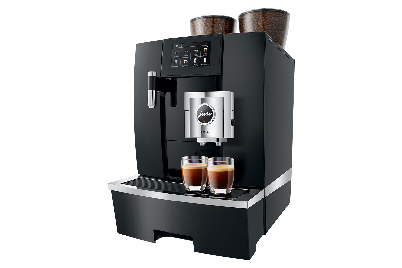 JURA GIGA X8c Aluminium Schwarz Kaffeevollautomat