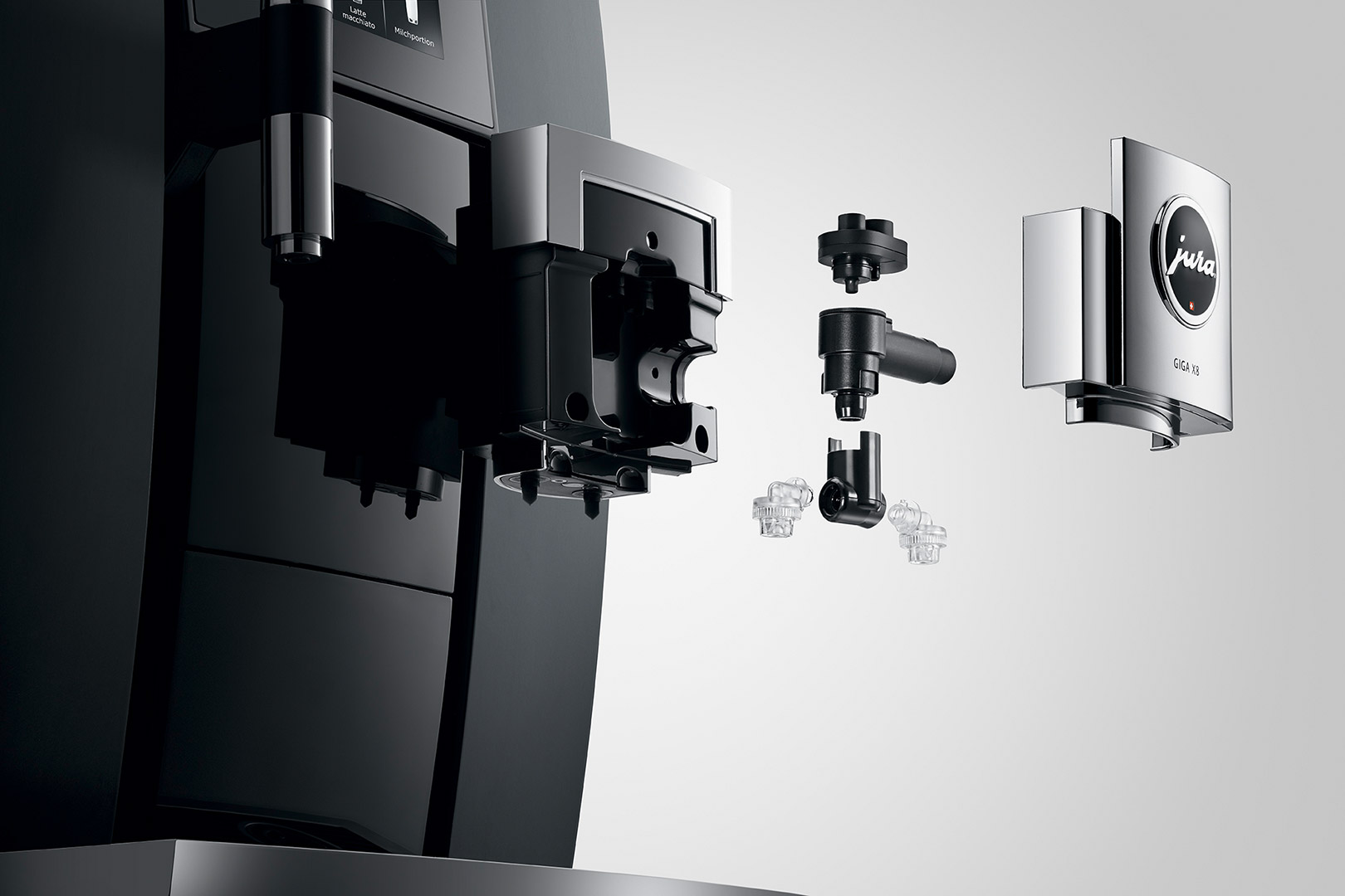 JURA GIGA X8 Aluminium Schwarz Kaffeevollautomat